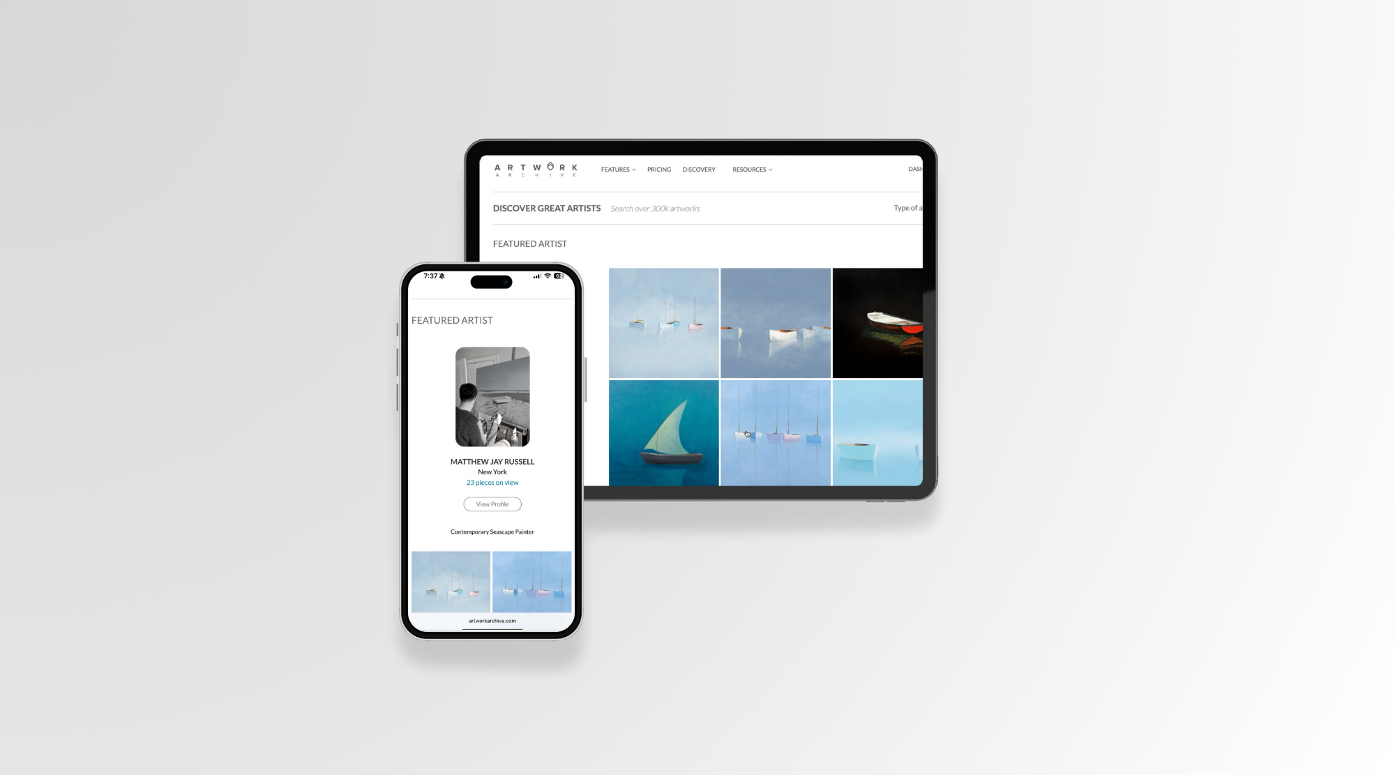 Featured on Artwork Archive