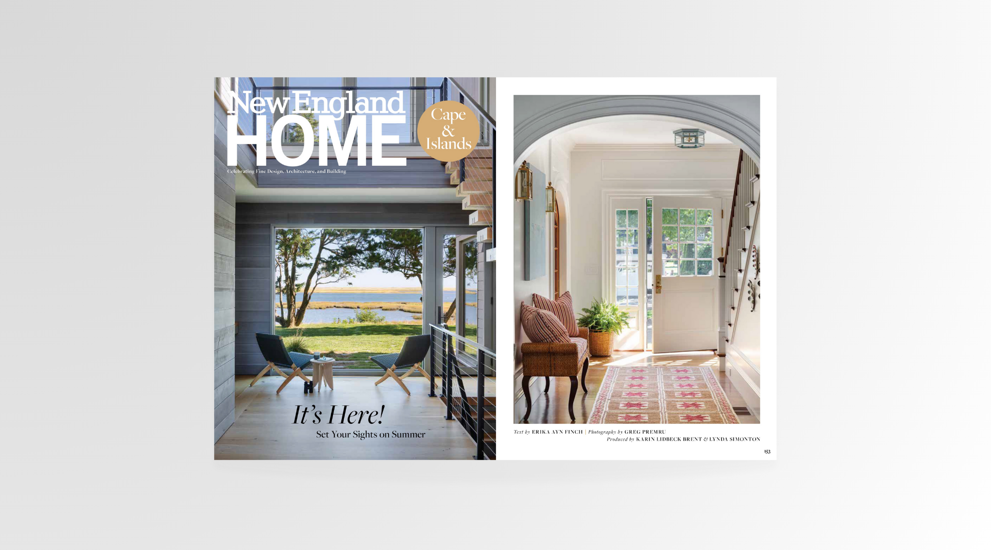 Featured in New England Home Magazine